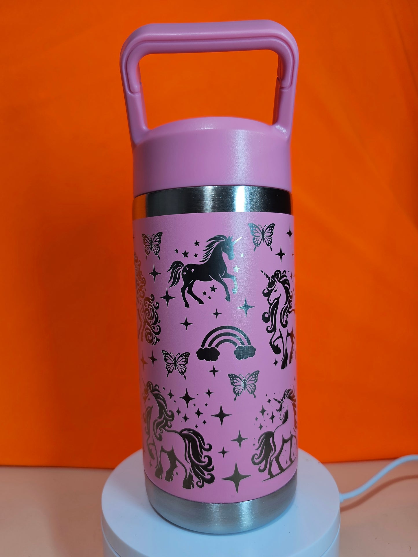 Unicorn Theme Laser engraved 12oz cups