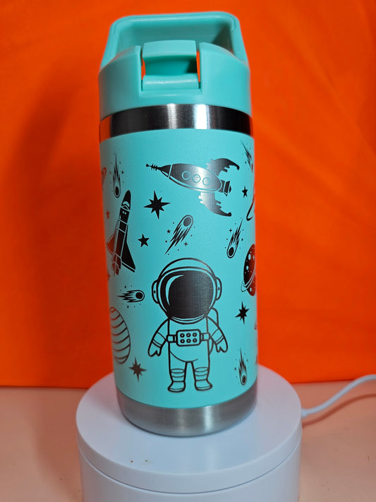 Space Theme Laser engraved 12oz cups