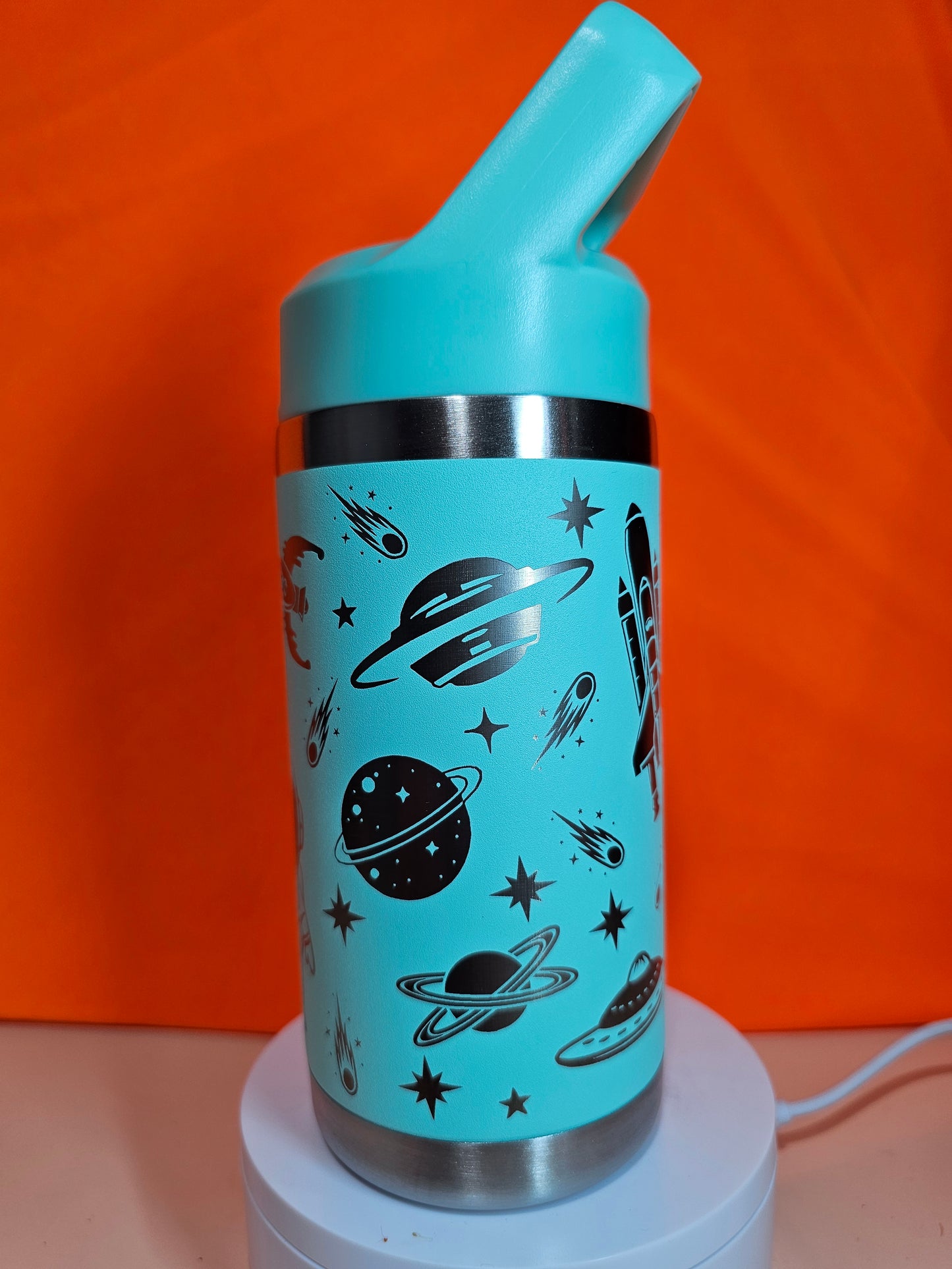 Space Theme Laser engraved 12oz cups