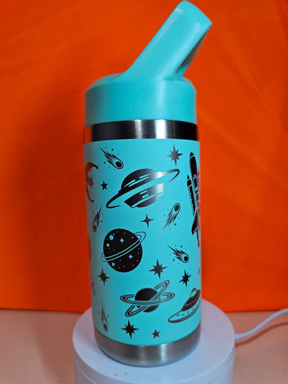 Space Theme Laser engraved 12oz cups