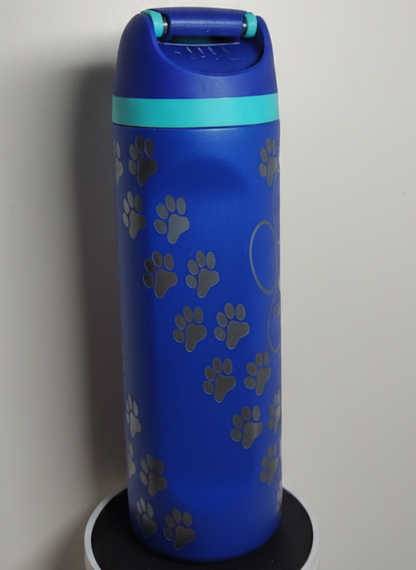 Dog Lover Paw Print Sip and Pour Style 24oz Cups