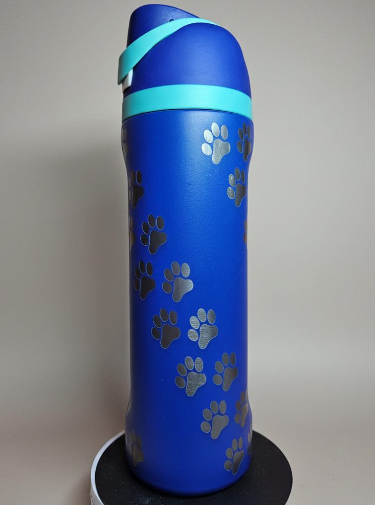 Dog Lover Paw Print Sip and Pour Style 24oz Cups