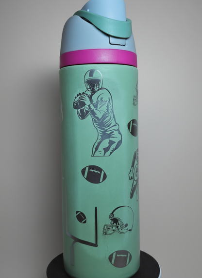 Football Star Sip and Pour Style 24oz Cups