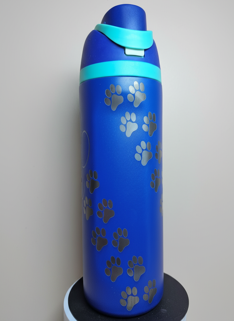 Dog Lover Paw Print Sip and Pour Style 24oz Cups