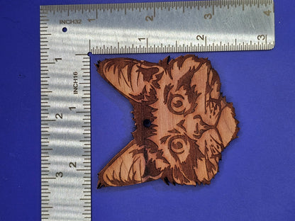 Maine Coon Cat Cedar Ornament