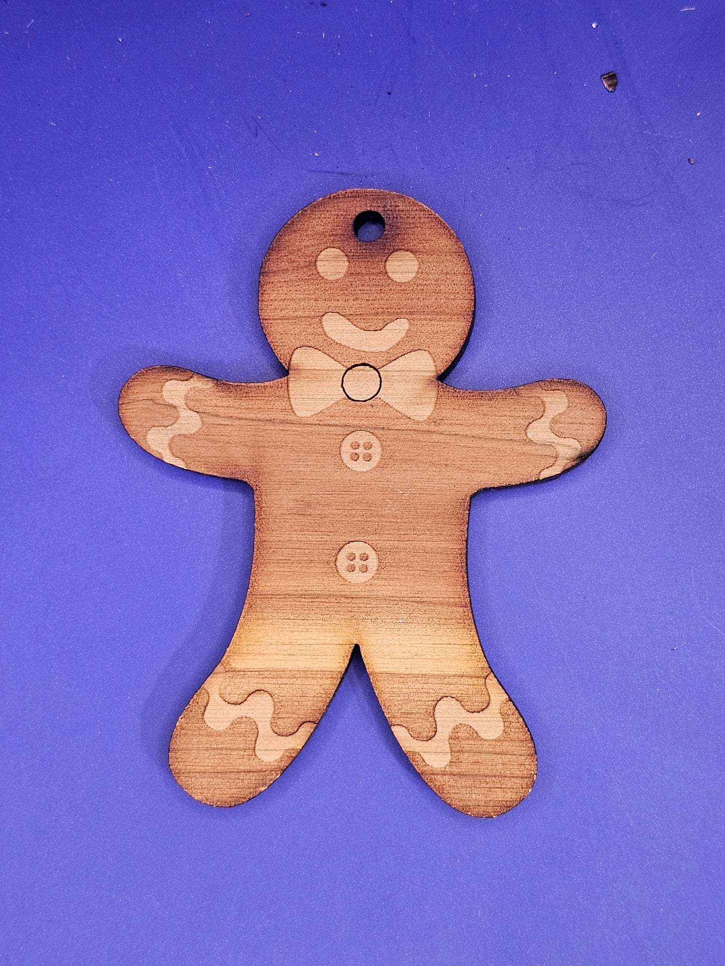 Gingerbread Man Cedar Ornament