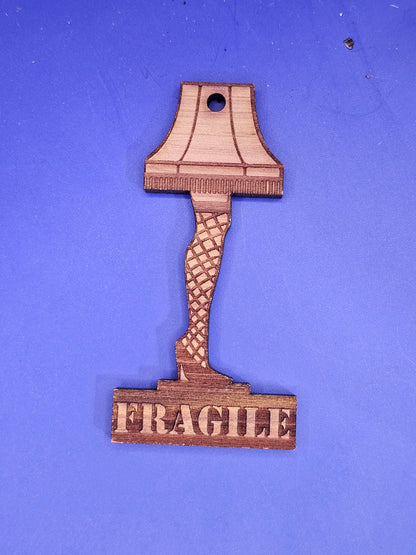 Leg Lamp Cedar Ornament