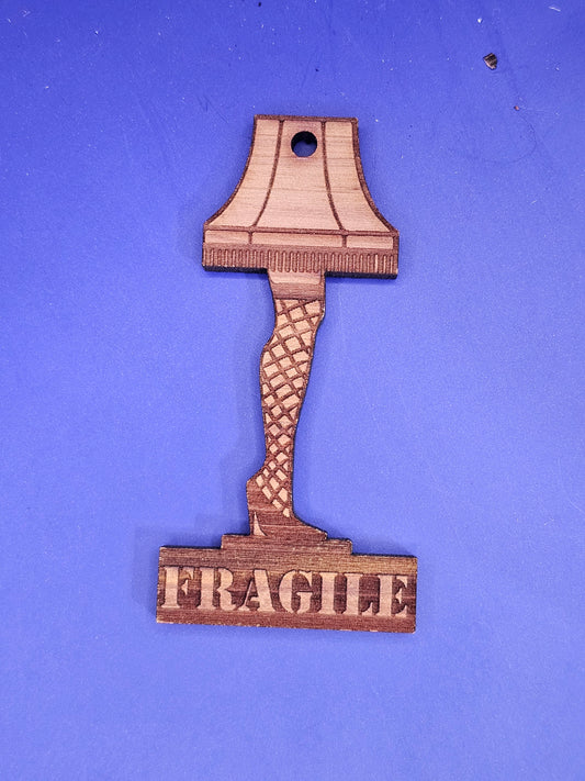 Leg Lamp Cedar Ornament