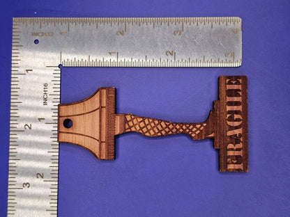 Leg Lamp Cedar Ornament