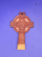 Celtic Cross Cedar Ornament
