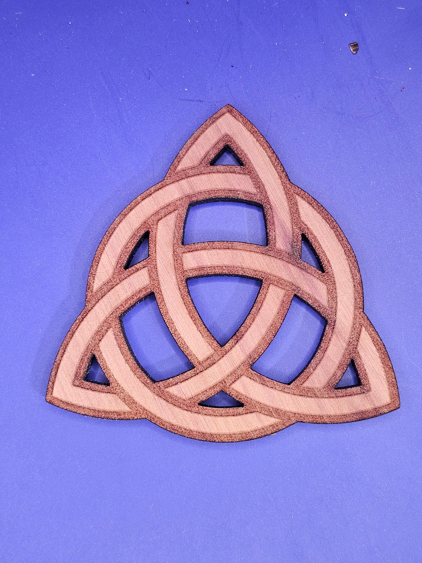 Celtic Trinity Knot Cedar Ornament