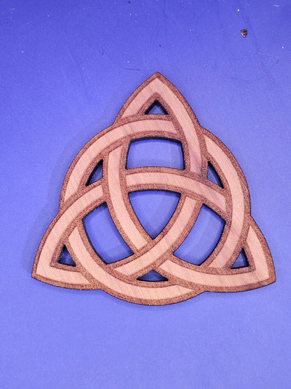 Celtic Trinity Knot Cedar Ornament