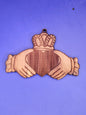 Celtic Claddagh Cedar Ornament