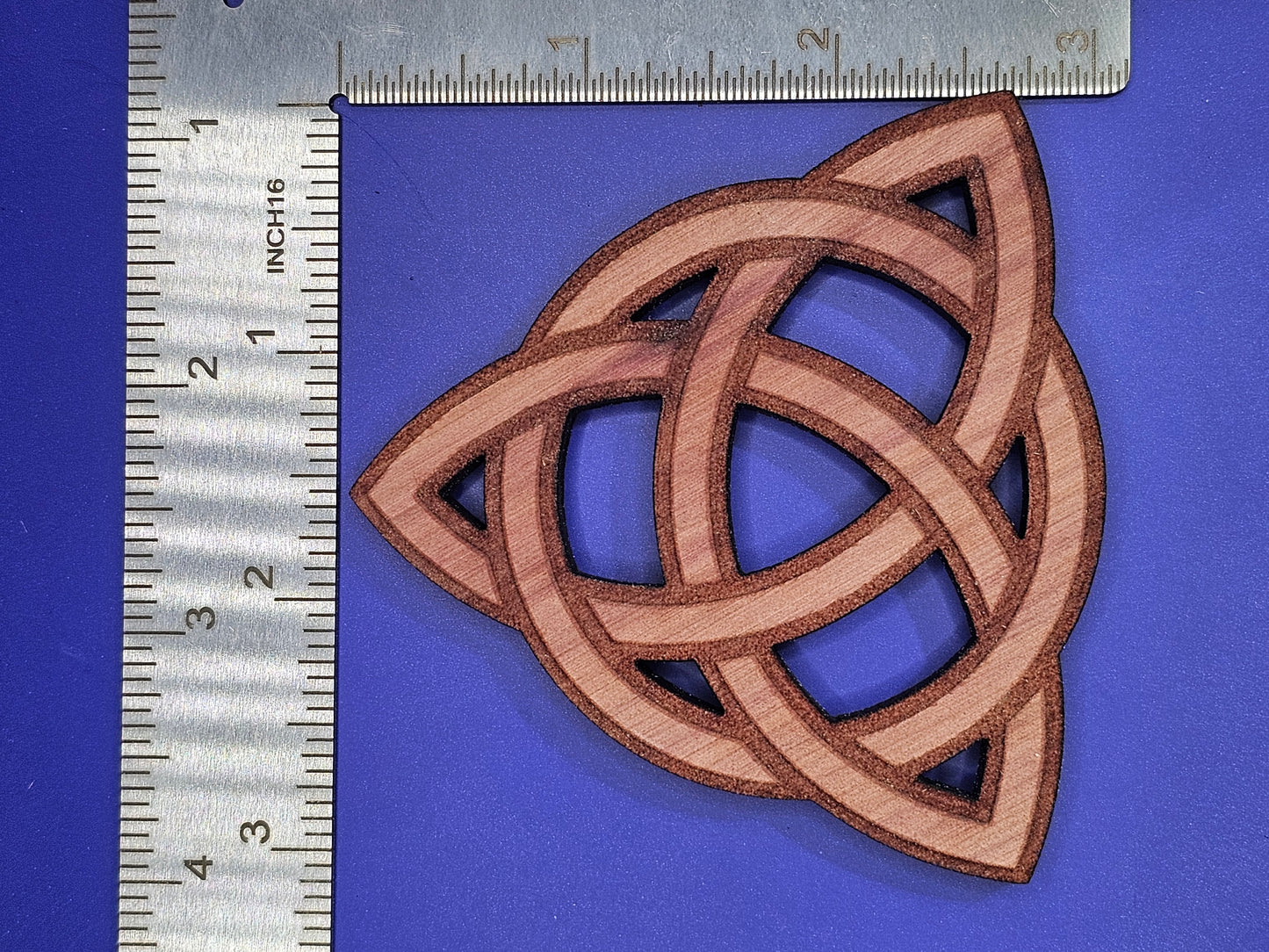 Celtic Trinity Knot Cedar Ornament