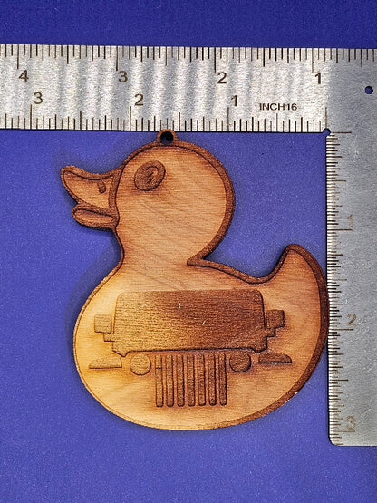 Off Road Duck Cedar Ornament