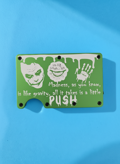 Edge of Madness Metal Minimalist Wallets