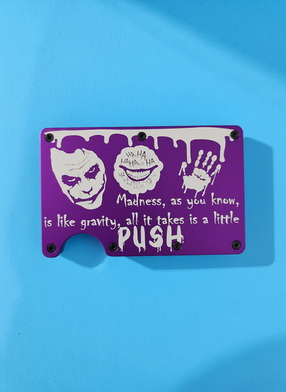 Edge of Madness Metal Minimalist Wallets