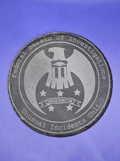 SCP Foundation Collection Slate Coasters (set of 4 with holder)