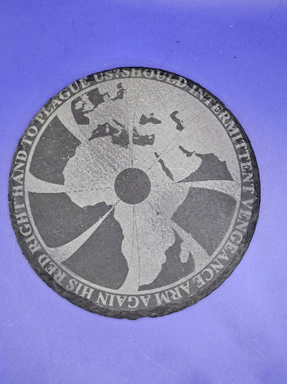 SCP Foundation Collection Slate Coasters (set of 4 with holder)