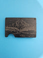 Mountain Theme Metal Minimalist Wallets