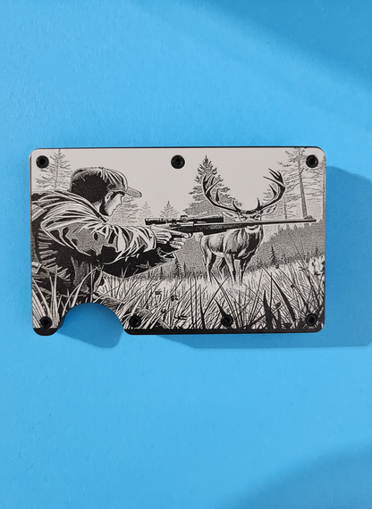 Hunting Metal Minimalist Wallets