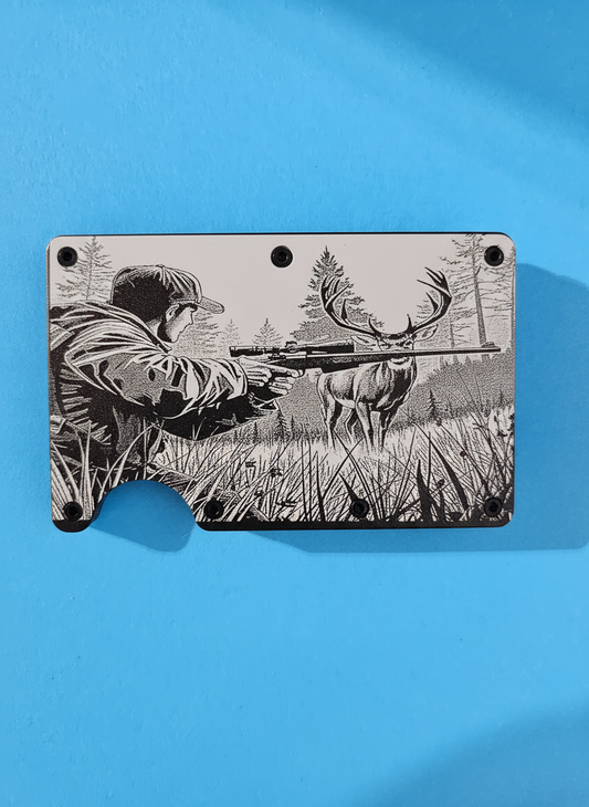 Hunting Metal Minimalist Wallets