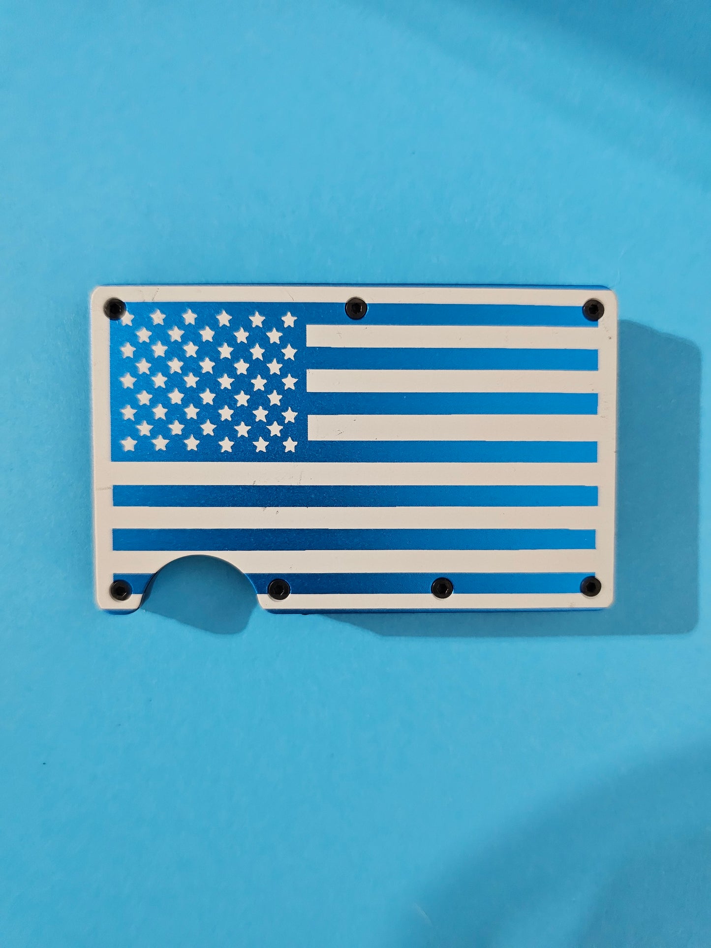 American Flag Metal Minimalist Wallets