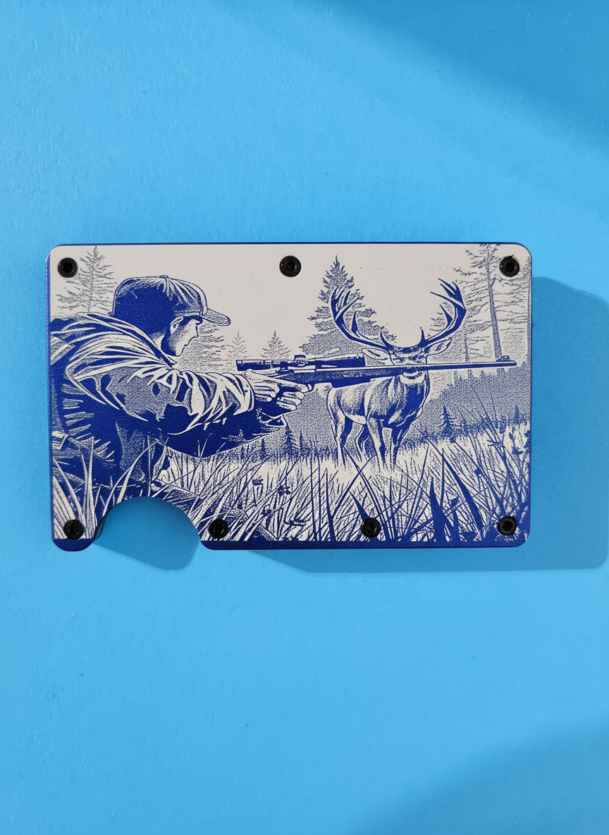 Hunting Metal Minimalist Wallets