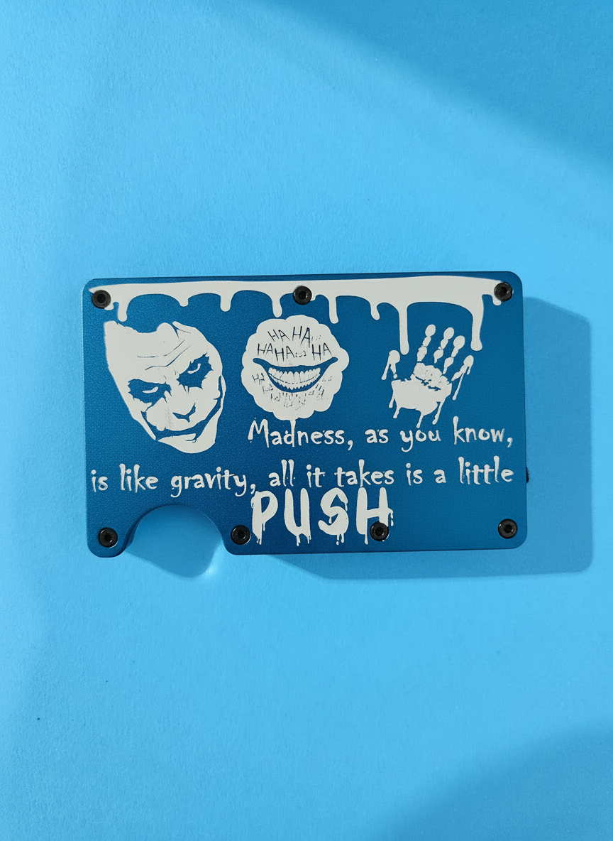 Edge of Madness Metal Minimalist Wallets