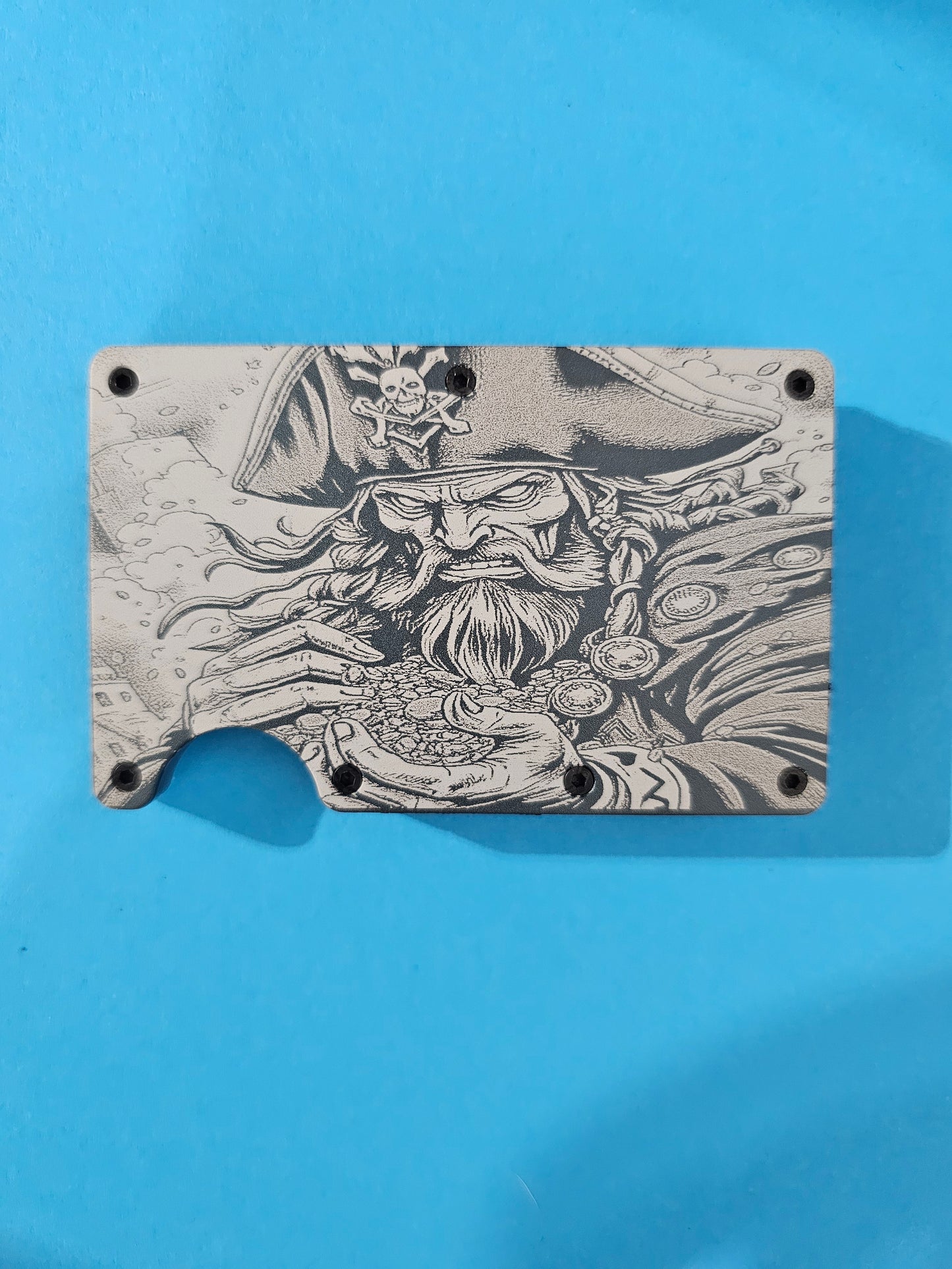 Pirate Metal Minimalist Wallets