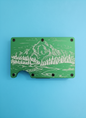 Mountain Theme Metal Minimalist Wallets