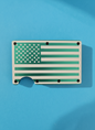 American Flag Metal Minimalist Wallets