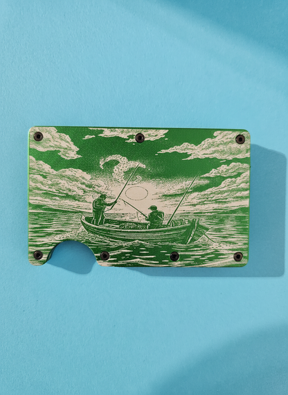 Fishing Metal Minimalist Wallets