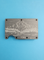 Mountain Theme Metal Minimalist Wallets