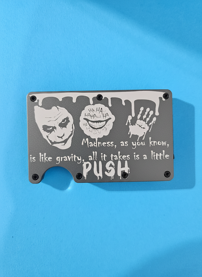 Edge of Madness Metal Minimalist Wallets