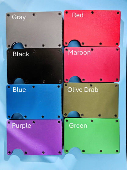 Eagle American Flag Metal Minimalist Wallets