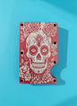 Candy Skull (Day of the Dead) Metal Minimalist Wallets