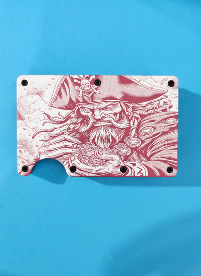 Pirate Metal Minimalist Wallets