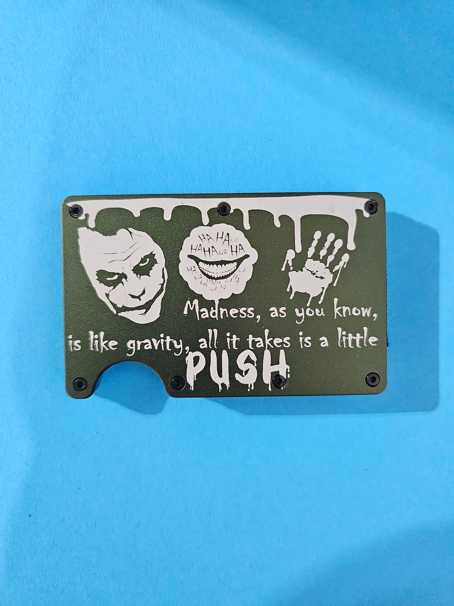 Edge of Madness Metal Minimalist Wallets