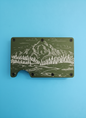 Mountain Theme Metal Minimalist Wallets