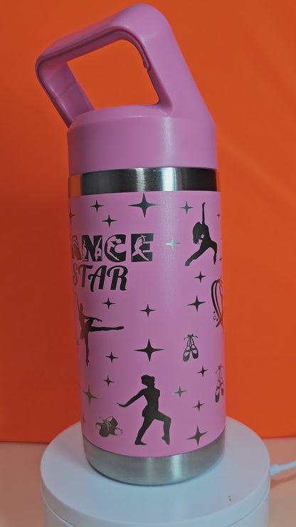 Dance Theme Laser engraved 12oz cups