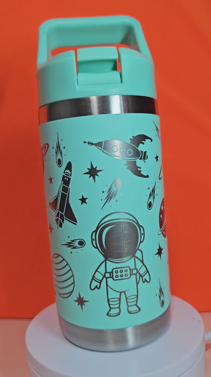 Space Theme Laser engraved 12oz cups