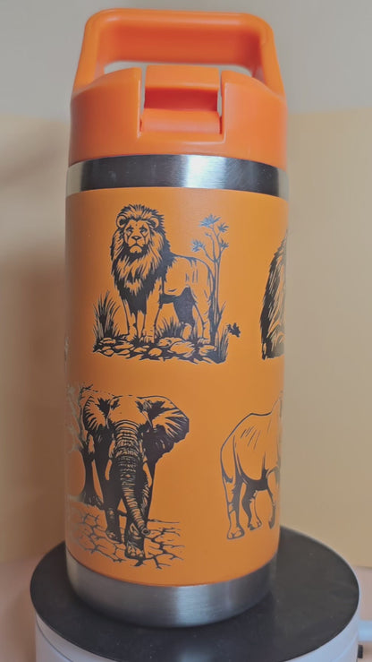 Safari Theme Laser engraved 12oz cups