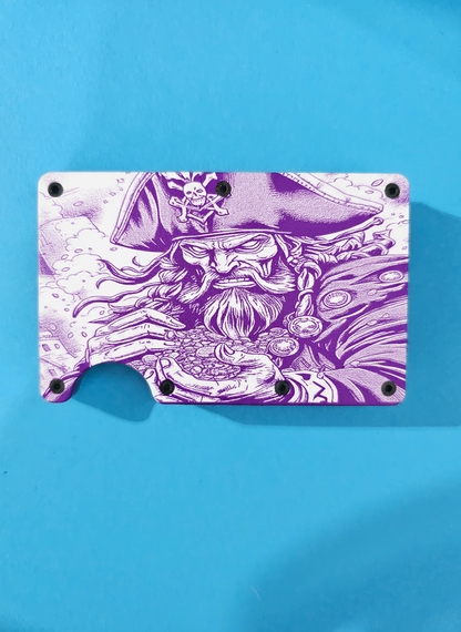 Pirate Metal Minimalist Wallets