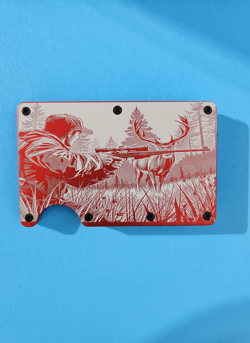 Hunting Metal Minimalist Wallets